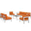 Ensemble de canapé modulaire d'extérieur 7 pièces Shore-23592964