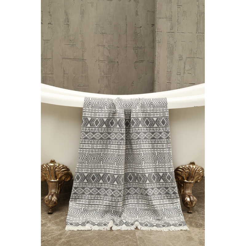 Serviette de plage 100% coton Chenault, gris