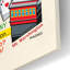 «Pittsburghese» par Ron Magnes, art en verre acrylique Wal-1492932659