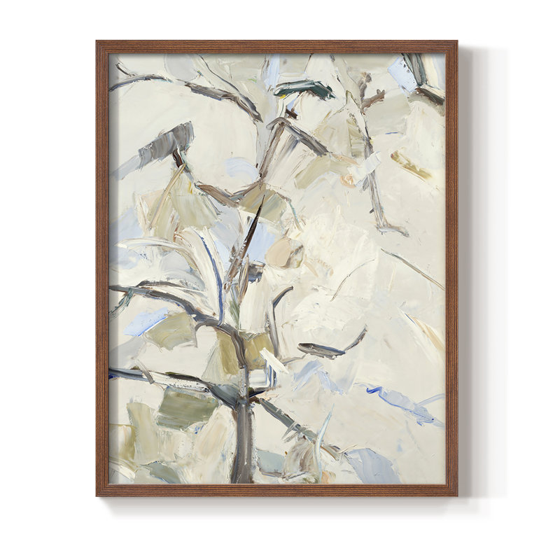 Gallery The Pear Tree, reproduction d'art encadrée - bois massif, H 21 po x l 17 po, Noyer