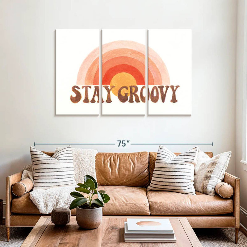 Tergel Stay Groovy, H 36 po x l 57 po