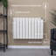 Adam 5118 BTU Electric Radiator Space Heater with Adjustable Thermostat