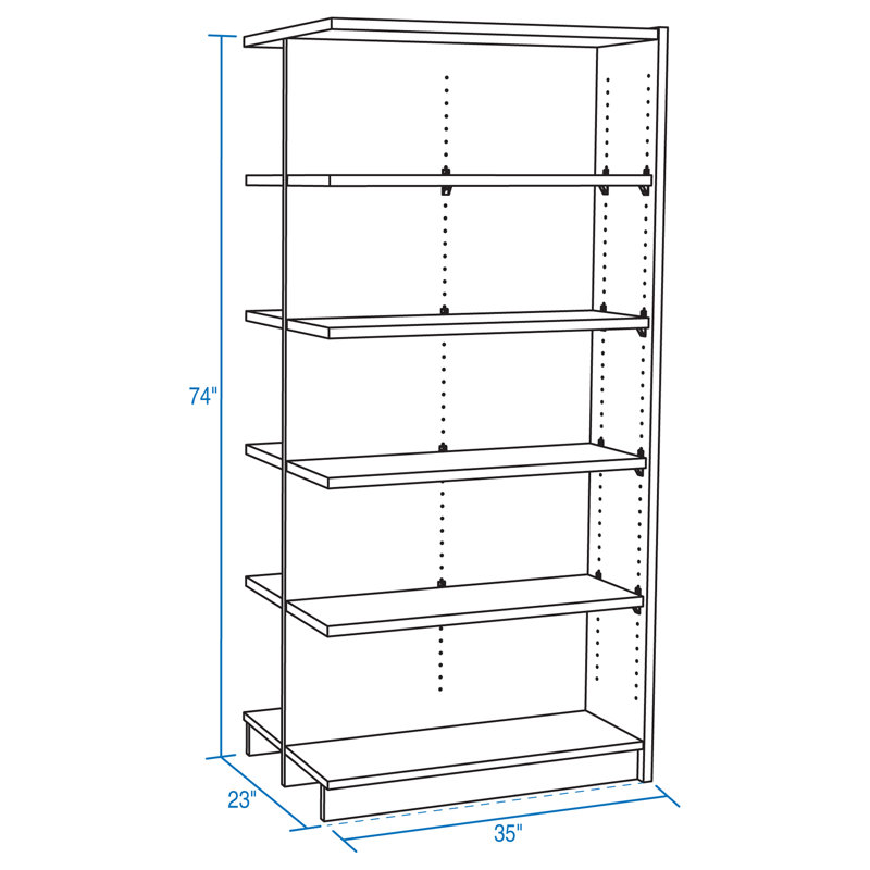 Library Bookcase, Maple
