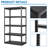 34 " W Steel Shelving Unit
