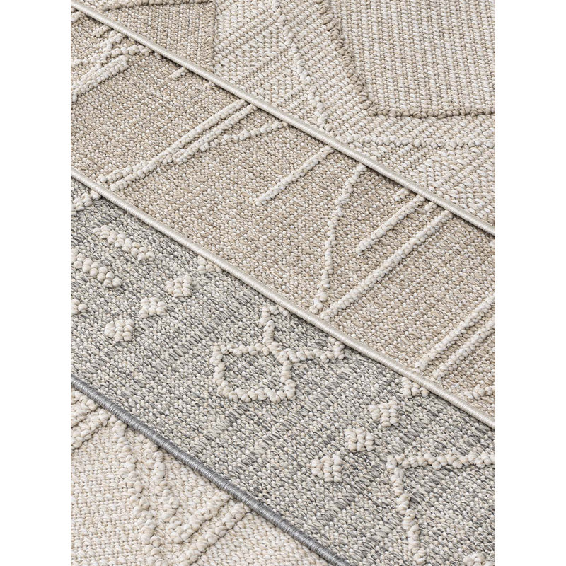 Rasto Abstract Indoor / Outdoor Area Rug, Rectangle 80 x 150cm