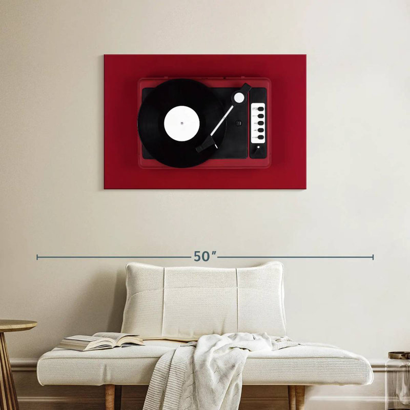 Abarca Red Turntable, 24" H x 36" W