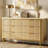 55.1" W Double Dresser With 6 Drawer