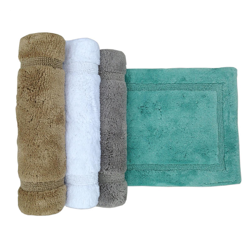 Tapis pour salle de bain Turkish, L 21 po x L 34 po, Brun