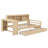 Multi-Functional Corner Daybed Featuring Storage Drawers, Desk, Charging Port-207856568