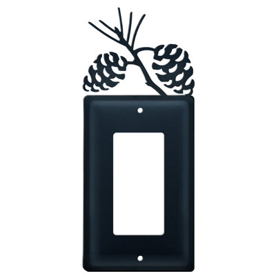 Pinecone Single GFI 1-Gang Single Outlet Wall Plate
