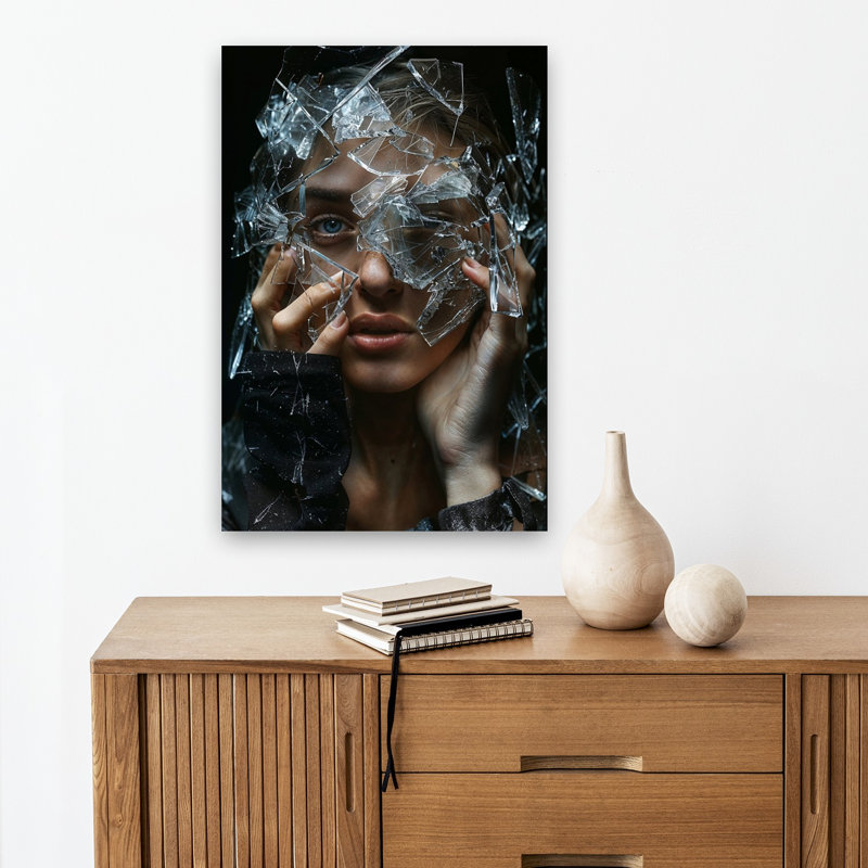 Shattered II Contemporary Wall Art Print, 45.72cm H x 30.48cm W