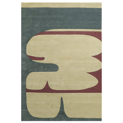 Pygmee Handmade Wool Abstract Area Rug