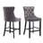 Modern Velvet Upholstered Bar Stools-1908273866