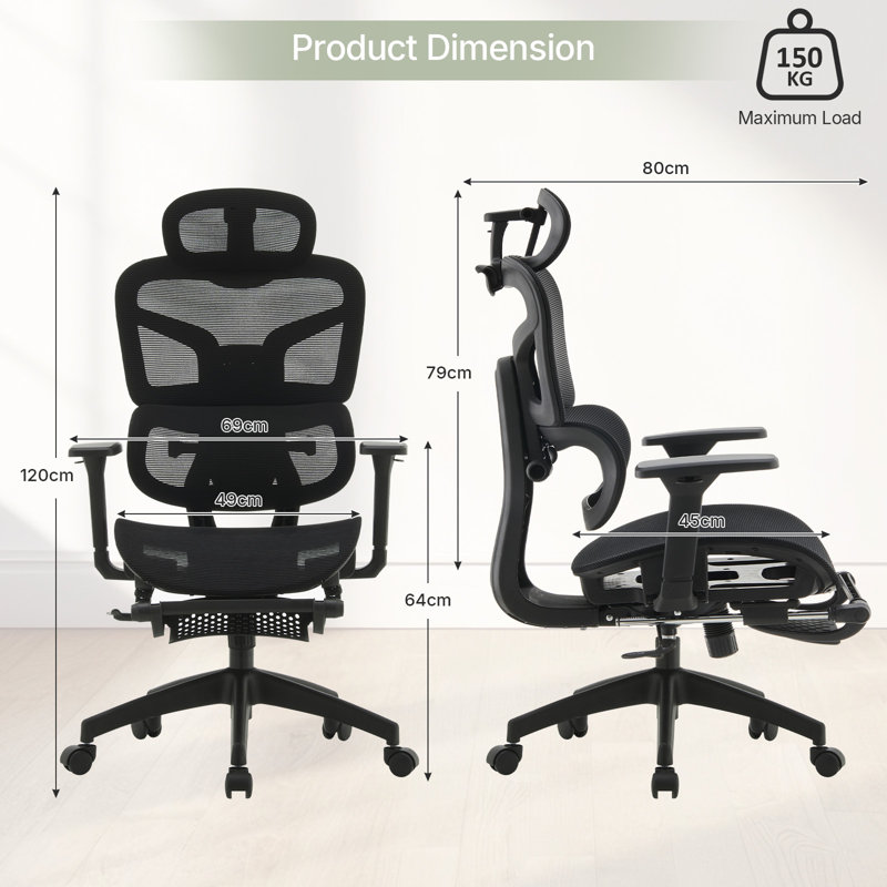 Mesh Office Chair, Black