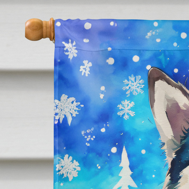 Double Sided Polyester Christmas, 40'' H x 28'' W