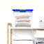 Ensemble de fourre-tout de rangement en plastique 64 qt secure latch-97280243-97280244-97282263