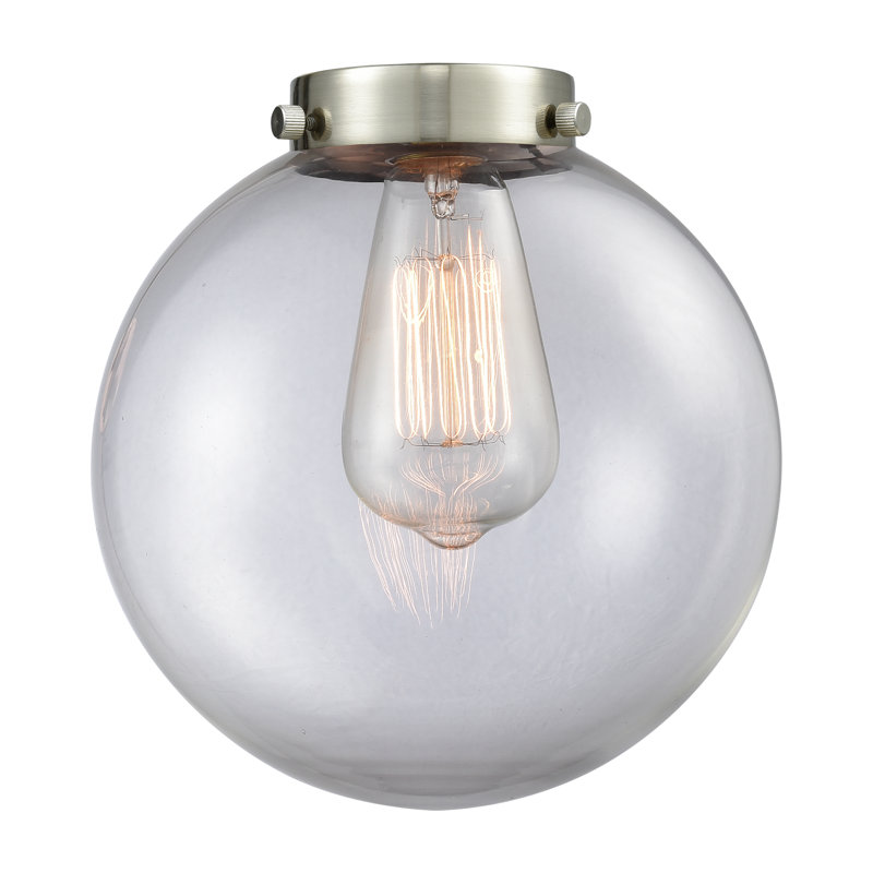 Beacon - 4 lumières - 53 pouces - Chrome poli - Tige suspendue - Îlot réglable, Transparent, Clear, Polished Chrome, 6 Watts