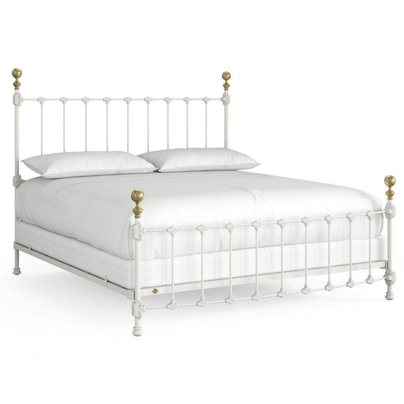 151 Palatial Bed | Complete Standard, Matte White, King