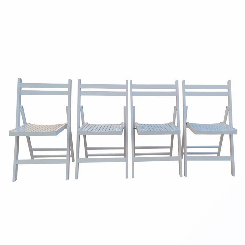 Chaise de patio pliante en peuplier