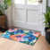 Machine Washable Indoor/Outdoor Claudian ACN1488 Navy Rug
