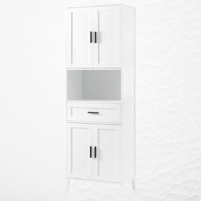 Freestanding Bathroom Vanity Cabinet with 2 Adjustable Shelves