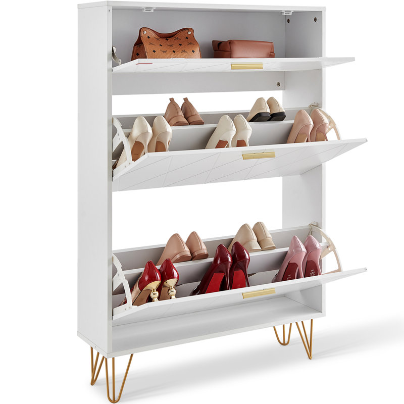 20 Pair Flip Down Shoe Storage