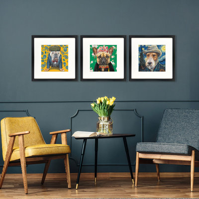 Kho I Framed Art - Set of 3
