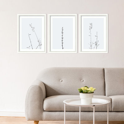 Retro Tennessee Botanicals  - set of 3  by Stephanie Klatt Framed Wall Art Prints