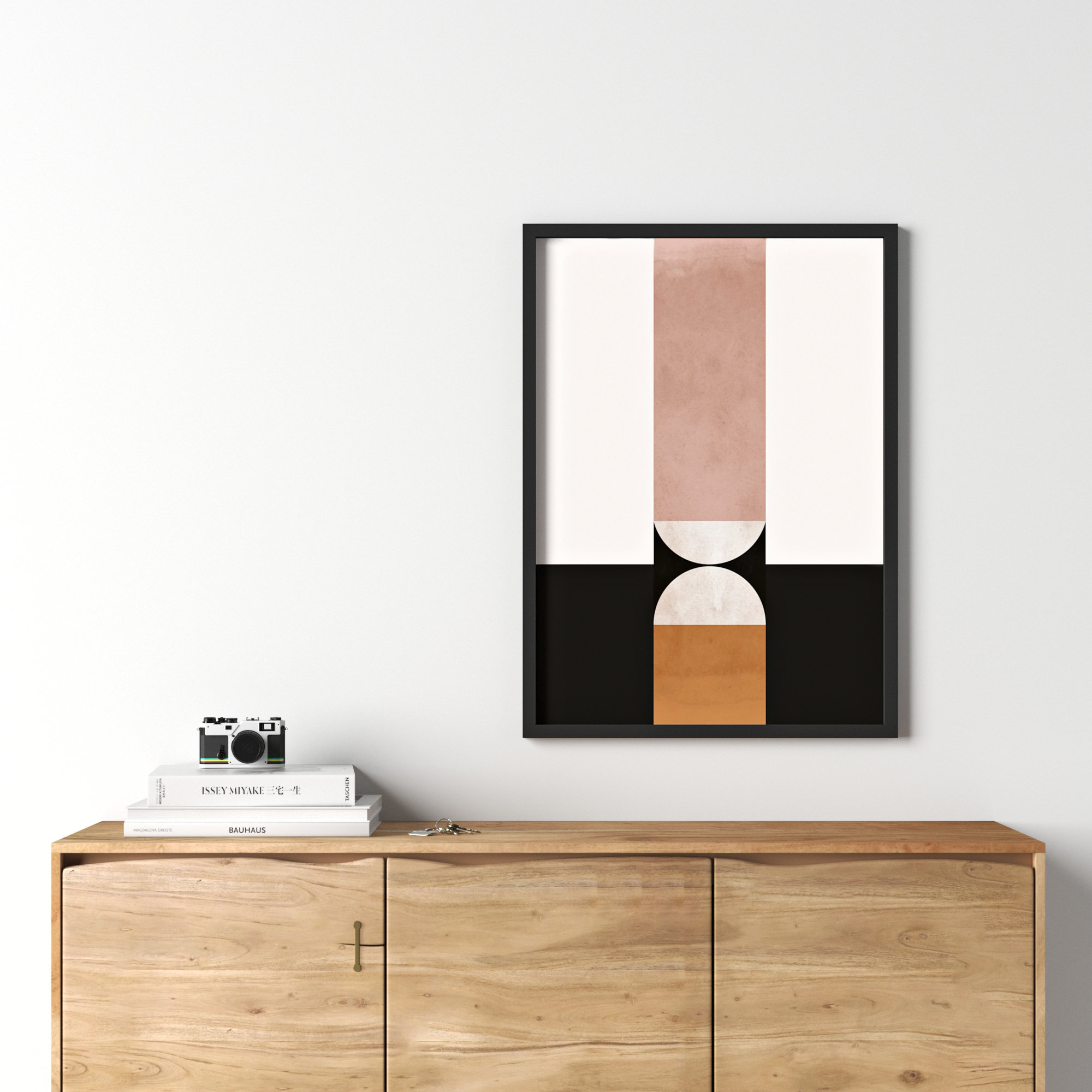 Venice 2 by Alexander Ginzburg, Black, 33.25" H x 24.25" W x 0.88" D