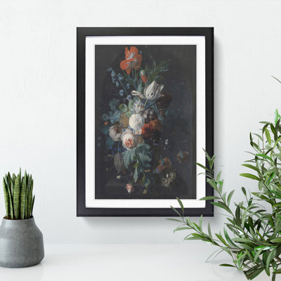 Still Life with Flowers Vol.4 by Jan Van Huysum - Picture Frame Painting