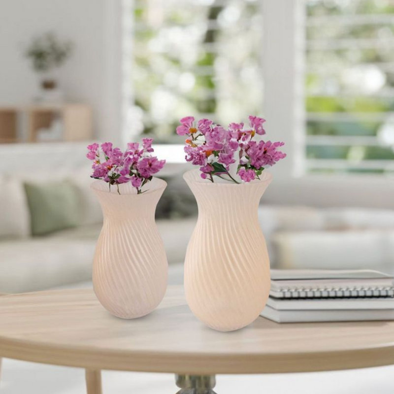 Devarion Glass Table Vase, Ivory