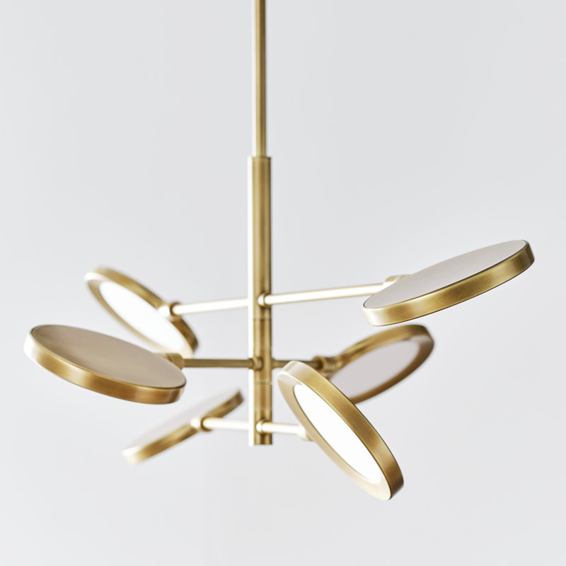 Spectica 6 Chandelier, Bronze