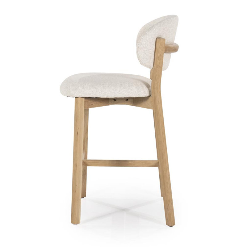 Mikky Barstool, Beige, Natural