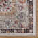  Samira Tiefi Brown Tan Ivory Machine Washable Traditional Medallion Indoor Area Rug, Flat Pile for Living Room & Bedroom
