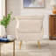 Fauteuil rembourré avec repose-pieds Vaishal-89242796