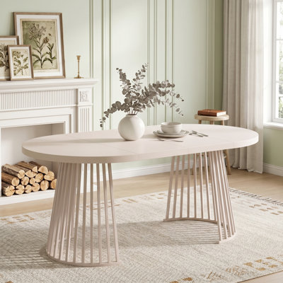 176 " with Steel Base Dining Table