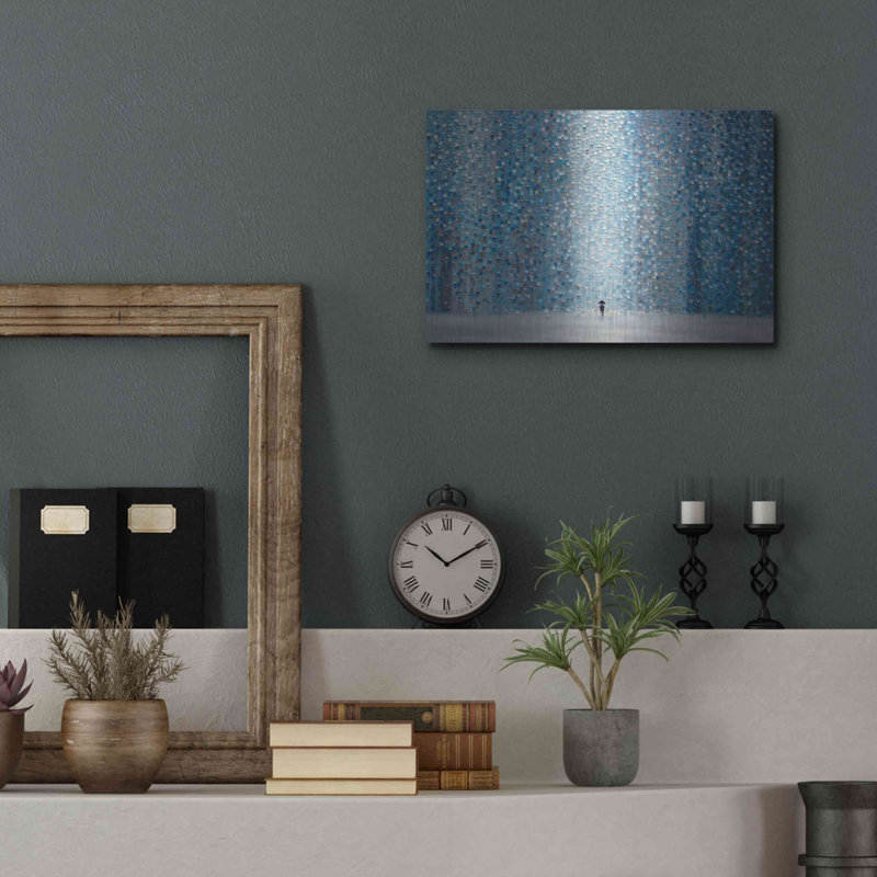 «Blue Rain» par Ekaterina Ermilkina, H 12 po x l 16 po