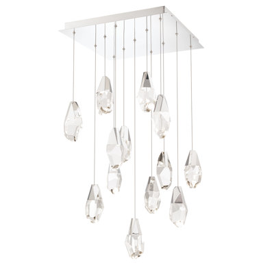 Martini 13 Light Crystal LED Multi-Light Pendant