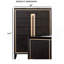 Mobilier de chambre à coucher style contemporain 5 pièces