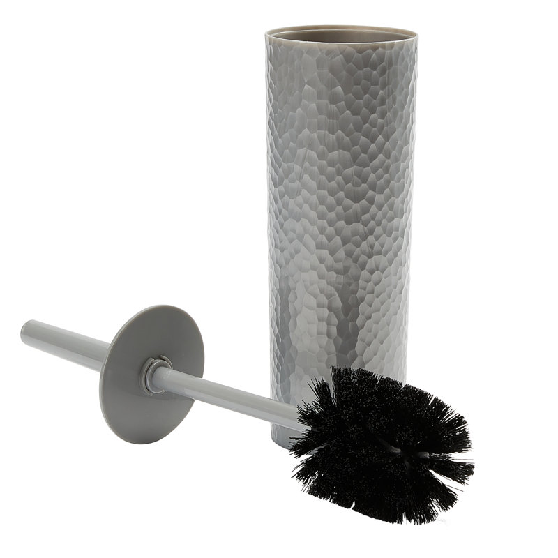 Ensemble de 2 brosses de toilette Bath Bliss, Argent argent