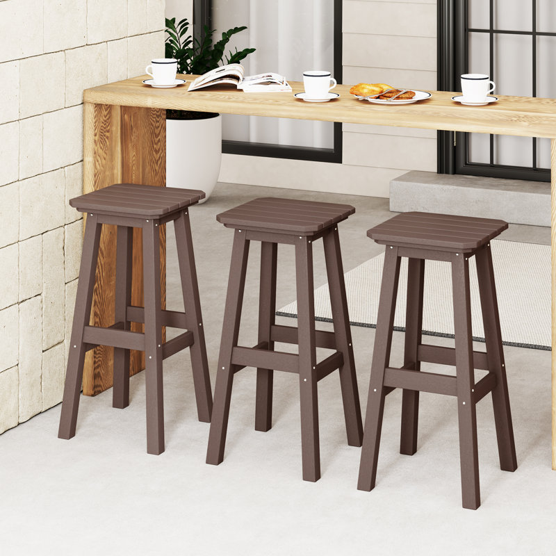 Tabouret de bar 29 po Laguna, Brun foncé