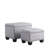 Ingersoll Upholstered Cotton and Polyester Blend Storage Ottoman