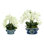 Orchid 32" H Floral Arrangements in Pot