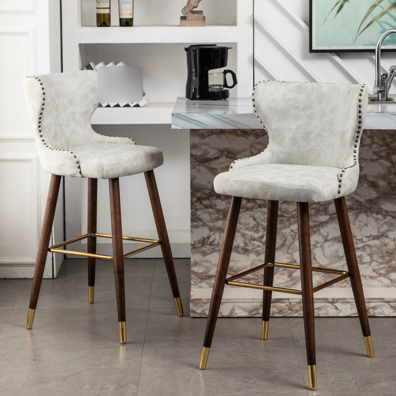 Ensemble de tabouret de bar Mid-Century