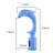 Austin Blue Painted Solid Brass Dolphin Shaped Automatic Touchless Sensor Faucet