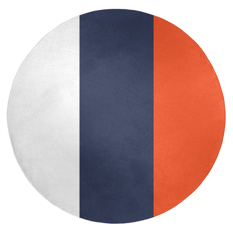 Chenille Indoor Rug, Round 5'