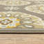 Tapis intérieur / extérieur gris / doré Milltown-16342332