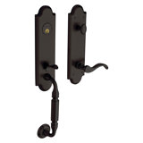 Manchester Single Cylinder Entrance Handleset
