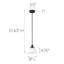 Luminaire suspendu 1 lumière Sumler-1480830680