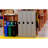 Sturdy Essentials Waste Wise 69 Gallon Recycled Hdpe Waste And Recycling Center For Commercial Spaces For Organics, Cans, Waste With Lids With Signs-123034848